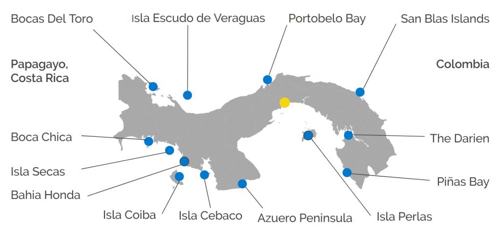 Destination Panama Map Destination Panama Map